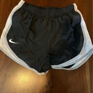 Nike Women's Black and Gray Athletic Shorts
